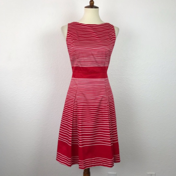 Talbots Dresses & Skirts - Talbots Petite Striped Fit Flare Dress